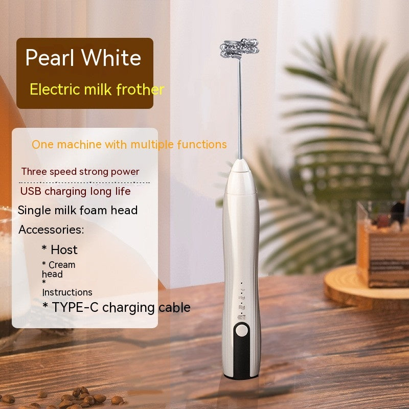 USB Rechargeable Electric Egg Beater & Milk Frother ā 3-Speed Wireless Hand Mixer | 3 Colors