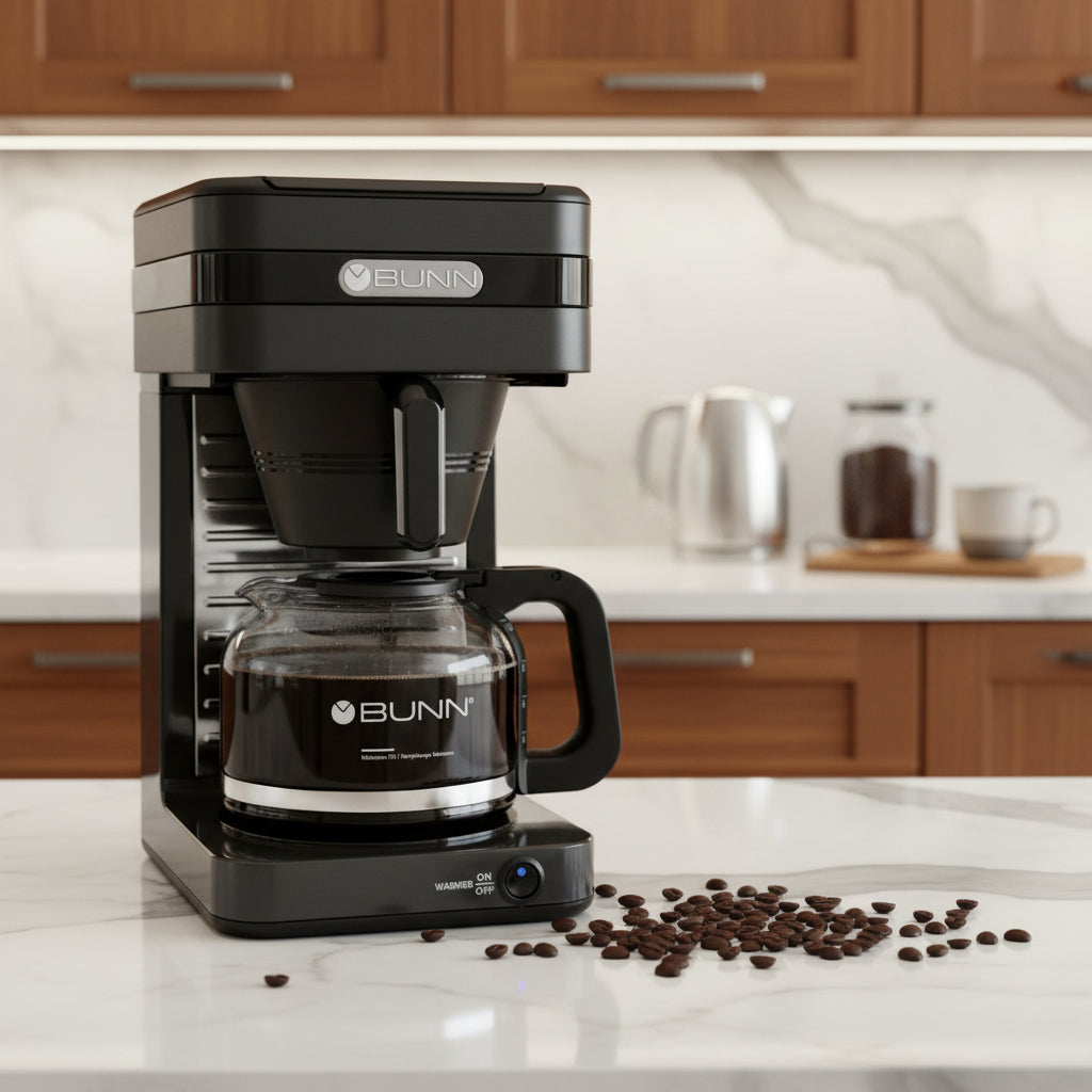 BUNN 10-Cup Speed Brew Elite CSB2G Coffee Maker, Gray/Stainless Steel