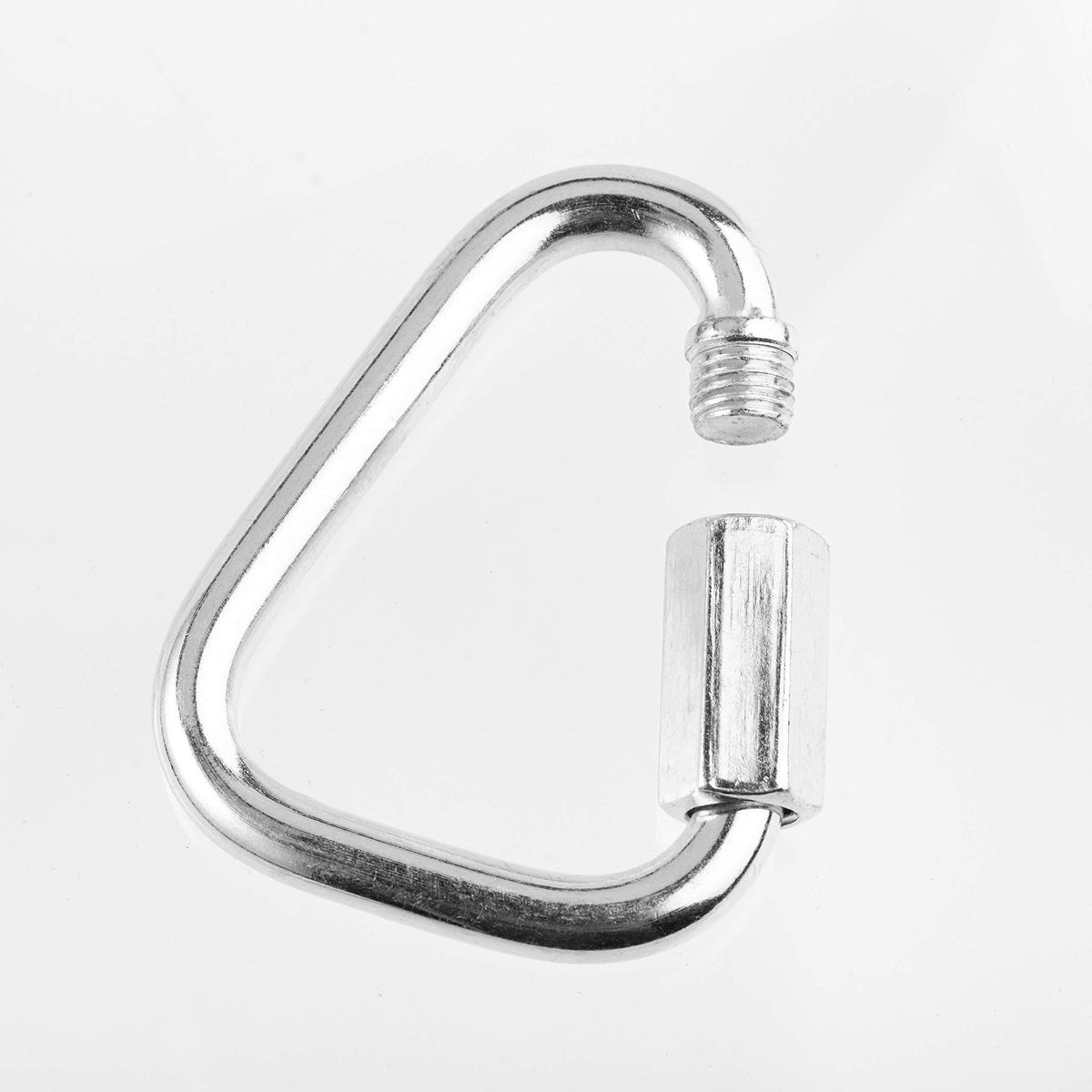 Set of 5 Carabiners for Ninja Slackline. Triangle Shaped Quick Links for Ninja Slackline. Large 5 16  (M8 80mm)