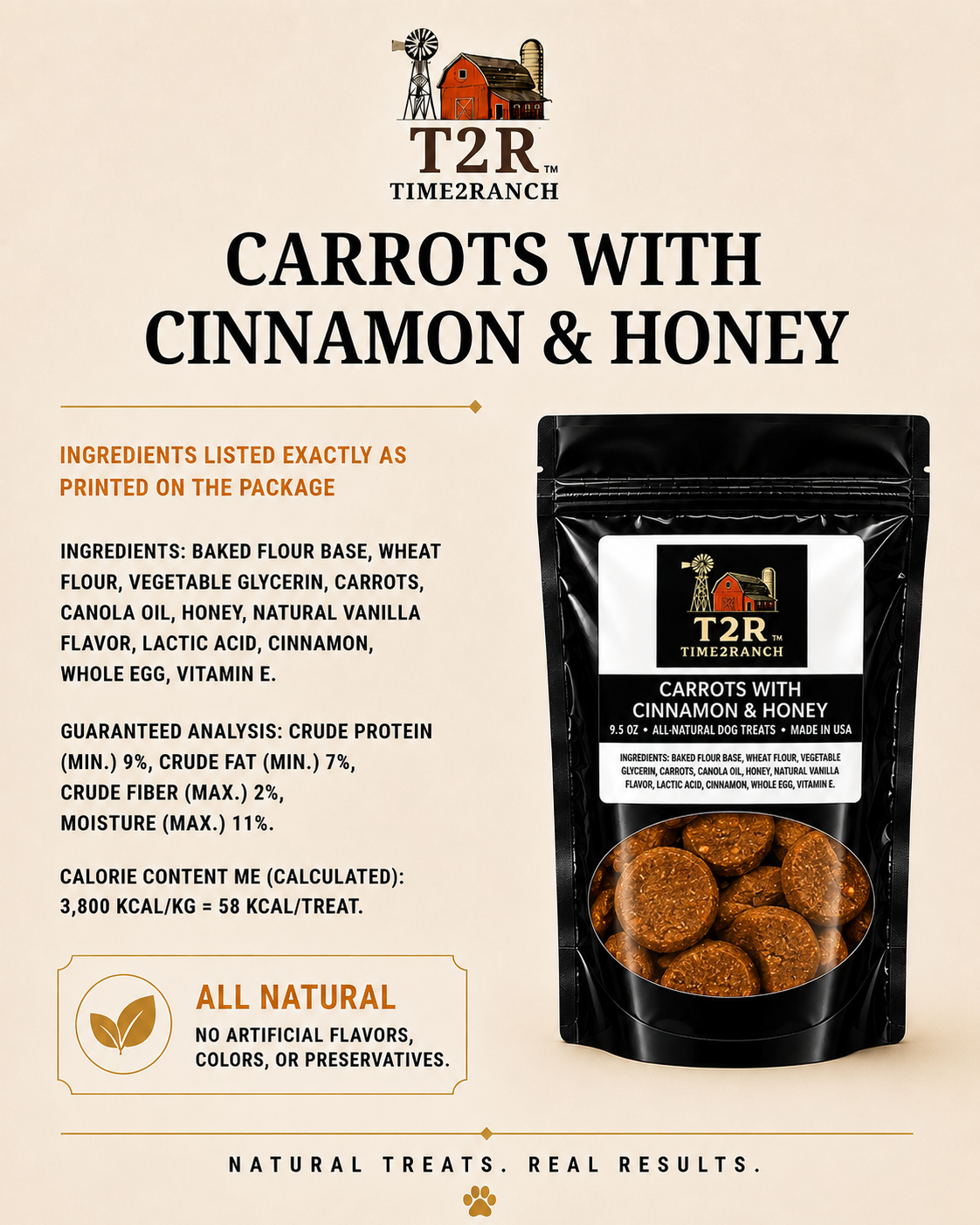 Time2Ranch - Carrots With Cinnamon & Honey