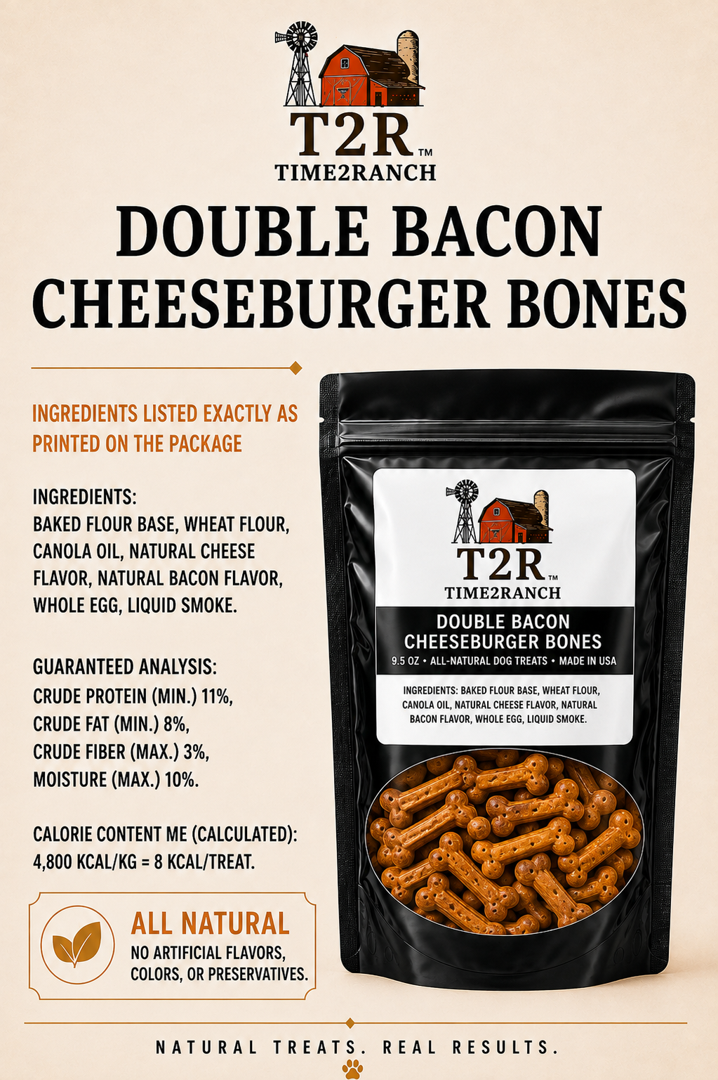 Time2Ranch - Double Bacon Cheeseburger