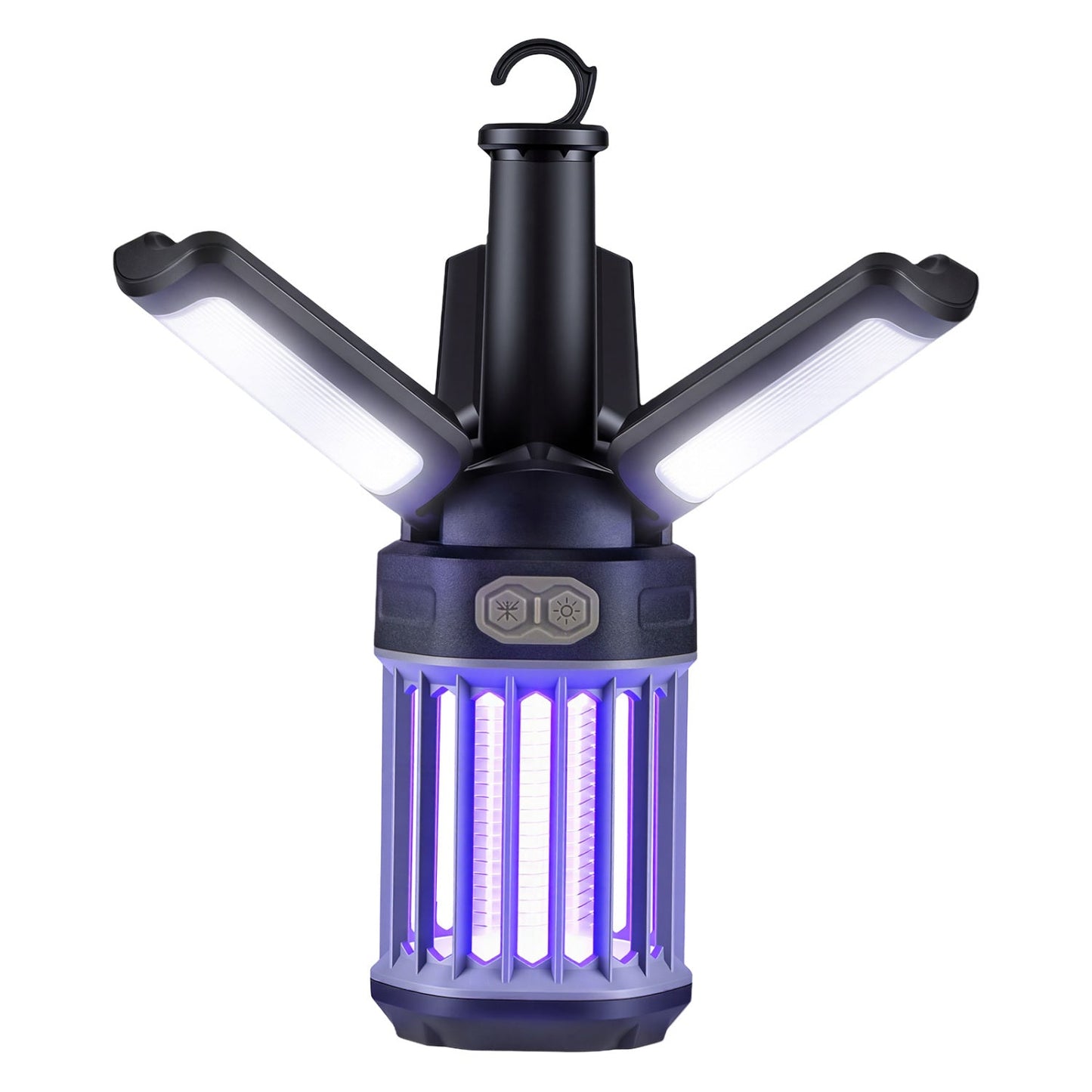 Outdoor Bug Zapper with Foldable Camping Lantern USB-C Rechargeable Electric Mosquito Killer