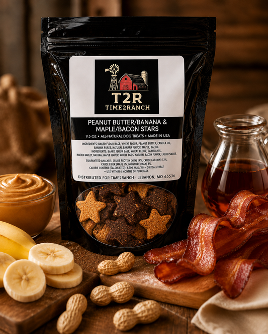 Time2Ranch - Peanut Butter/Banana & Maple/Bacon Stars