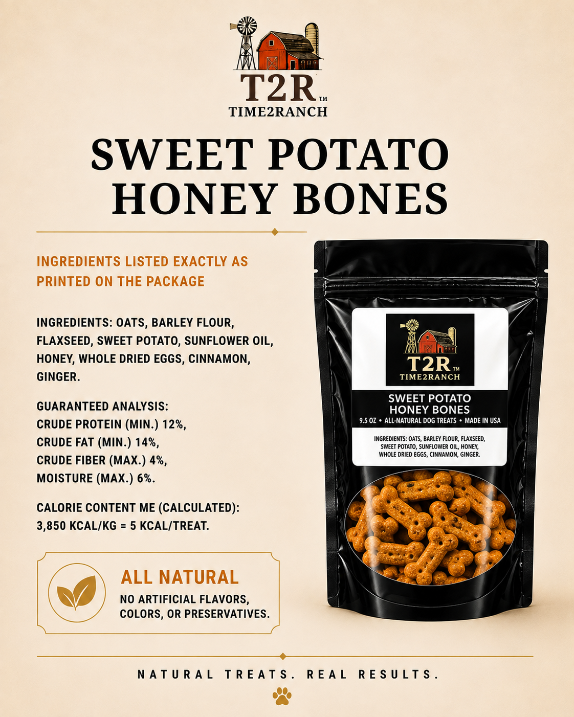 Time2Ranch - Sweet Potato Honey Bones