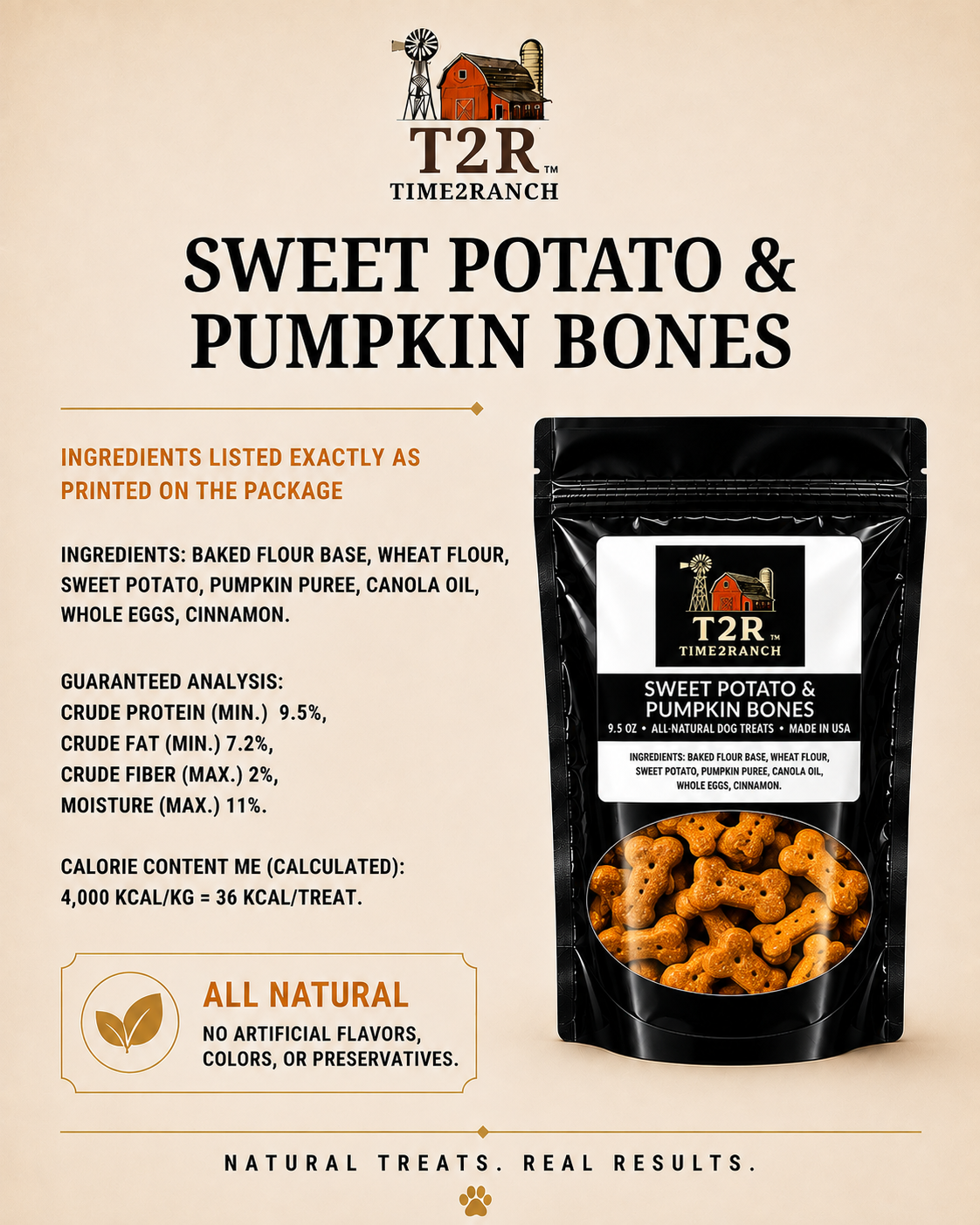 Time2Ranch - Sweet Potato & Pumpkin Bones