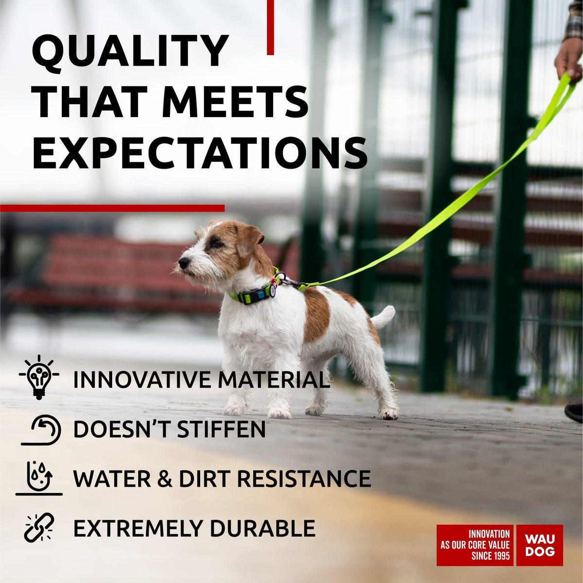 Waterproof Dog Leash 4 ft & 6 ft Anti-Slip All Sizes Green