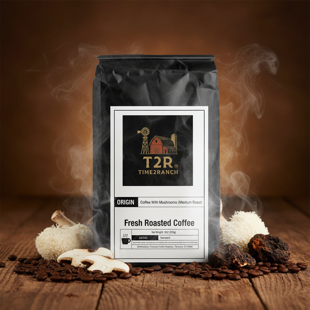 Coffee with Mushrooms Medium Roast