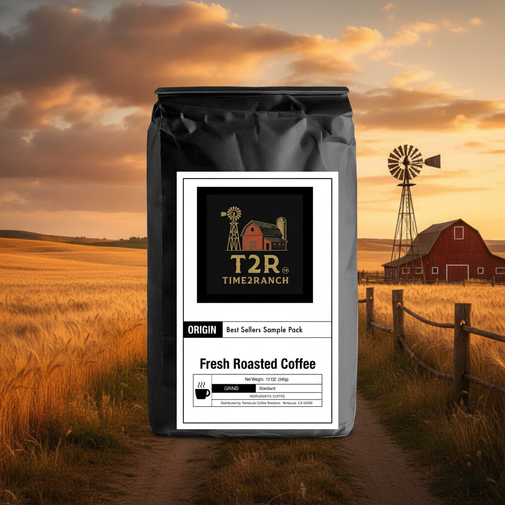 Best Sellers Sample Pack: 6Bean, Cowboy, Breakfast, Peru, Mexico, Bali