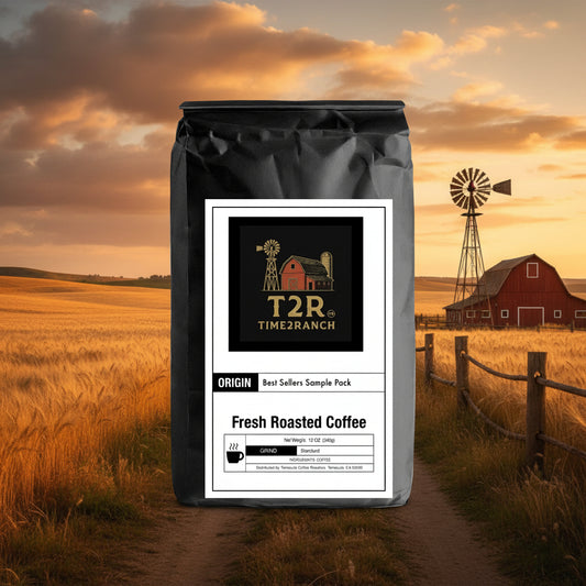 Best Sellers Sample Pack: 6Bean, Cowboy, Breakfast, Peru, Mexico, Bali