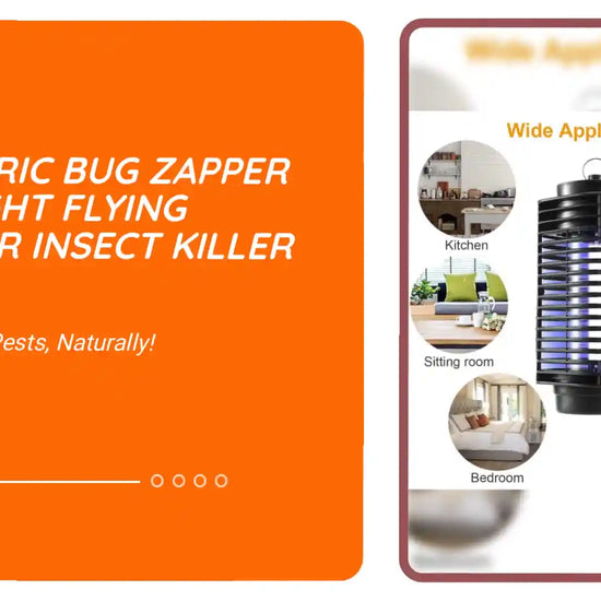 Electric Bug Zapper UV Light Flying Zapper Insect Killer Lamp by@Outfy