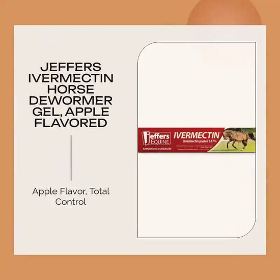 Jeffers Ivermectin Horse Dewormer Gel, Apple Flavored by@Outfy
