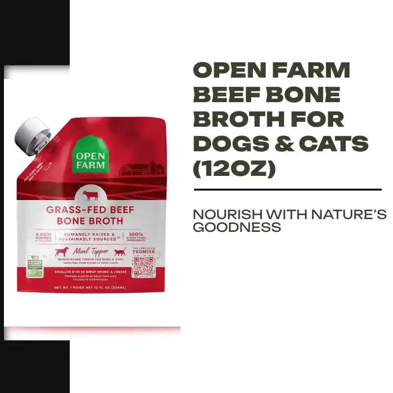 Open Farm Beef Bone Broth For Dogs & Cats (12oz) by@Outfy