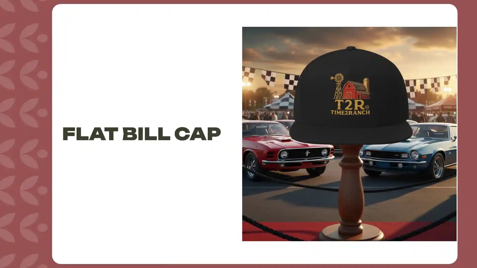 Flat Bill Cap by@Outfy