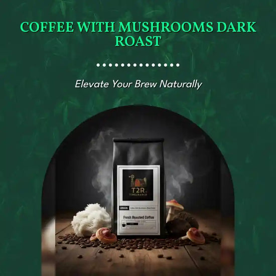 Coffee with Mushrooms Dark Roast by@Outfy