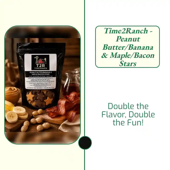 Time2Ranch - Peanut Butter/Banana &amp; Maple/Bacon Stars by@Outfy