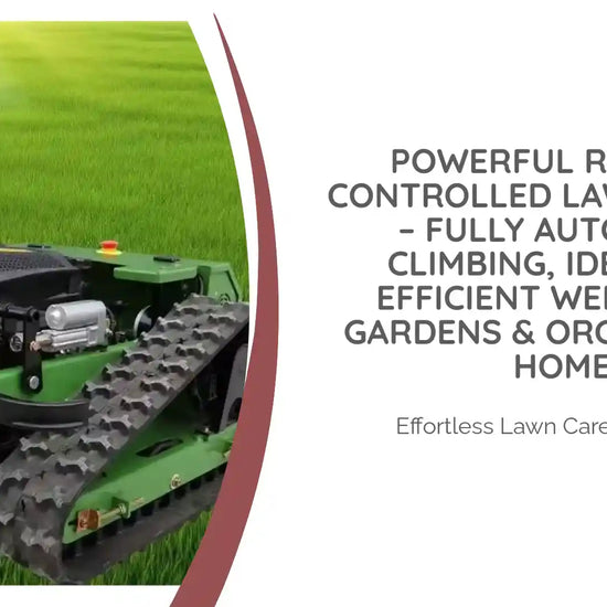 Powerful Remote-Controlled Lawn Mower &ndash; Fully Automatic Climbing, Ideal for Efficient Weeding in Gardens &amp; Orchards at Home by@Outfy