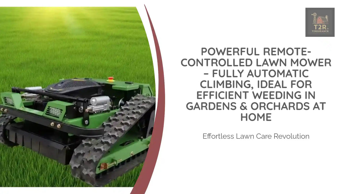 Powerful Remote-Controlled Lawn Mower &ndash; Fully Automatic Climbing, Ideal for Efficient Weeding in Gardens &amp; Orchards at Home by@Outfy