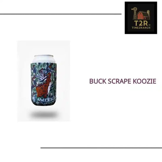 Buck Scrape Koozie by@Outfy