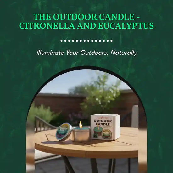 The Outdoor Candle - Citronella and Eucalyptus by@Outfy
