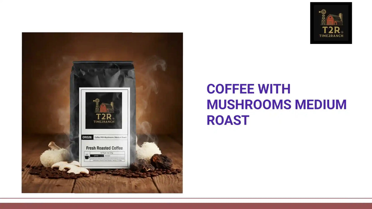 Coffee with Mushrooms Medium Roast by@Outfy