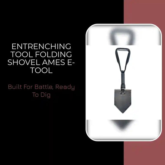 Entrenching tool folding shovel Ames E-Tool by@Outfy