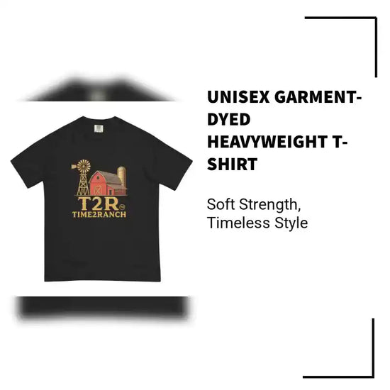 Unisex garment-dyed heavyweight t-shirt by@Outfy