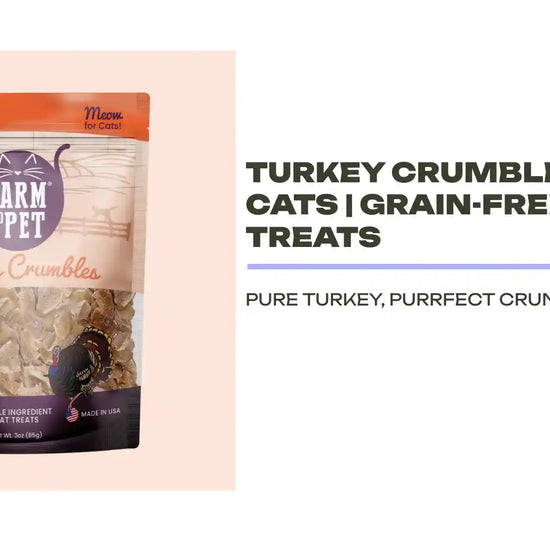Turkey Crumbles for Cats | Grain-Free Cat Treats by@Outfy