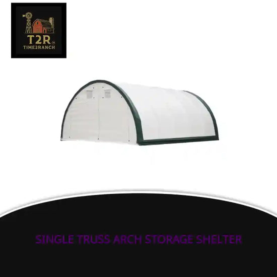 Single Truss Arch Storage Shelter by@Outfy